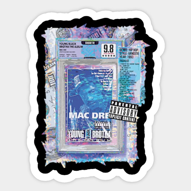 Mac Dre Graded Cassette Tee Sticker by goderslim